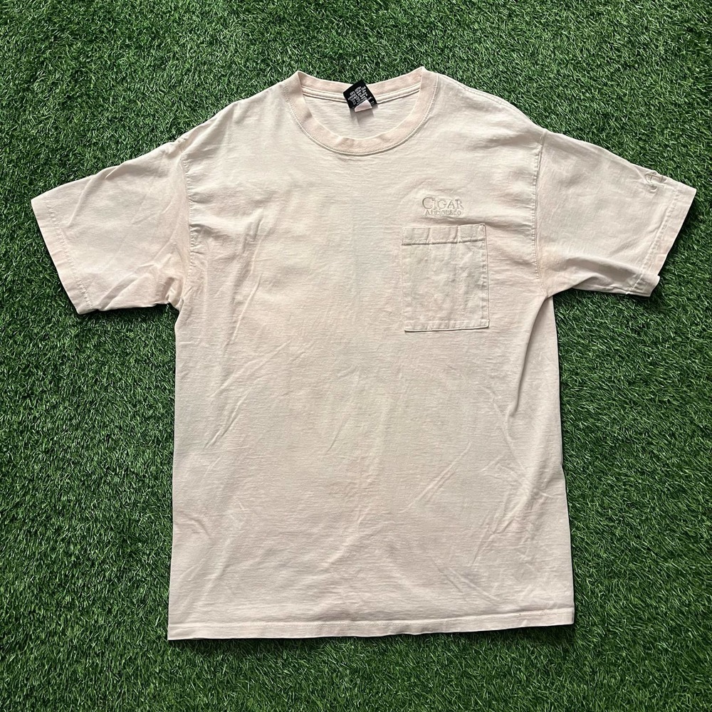 Mens Cigar Aficionado Cigar Pocket Tee